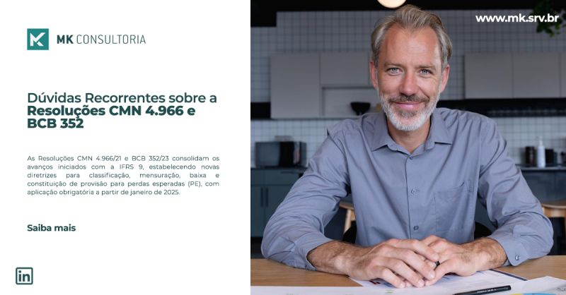 Resolução CMN nº 4.966/2021 e pela Resolução BCB nº 352/2023.